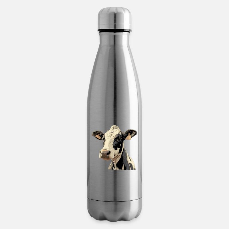Kühe Kuh - Isolierflasche - Lightsilver