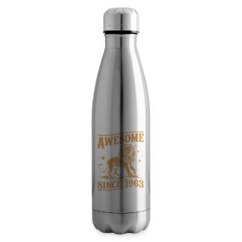Leo Astrological Sign Zodiac Birthday Year 1963Leo - Isolierflasche - Lightsilver - Rechts