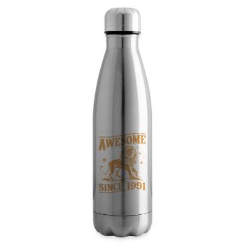 Leo Astrological Sign Zodiac Birthday Year 1991Leo - Isolierflasche - Lightsilver - Rechts