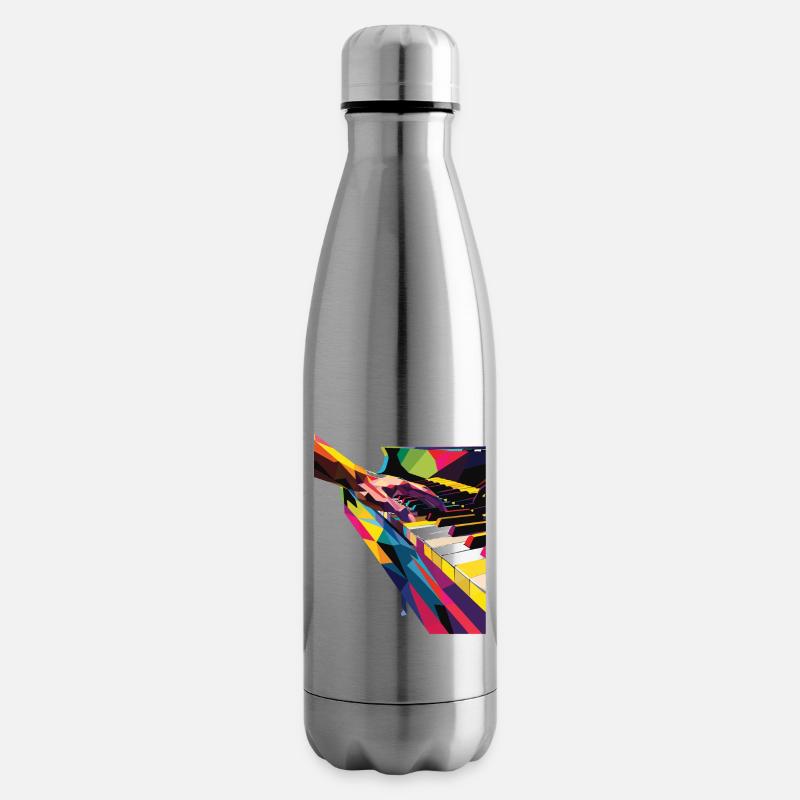Klavier - Isolierflasche - Lightsilver