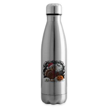 Thanksgiving Truthahn Weihnachten - Isolierflasche - Lightsilver - Rechts