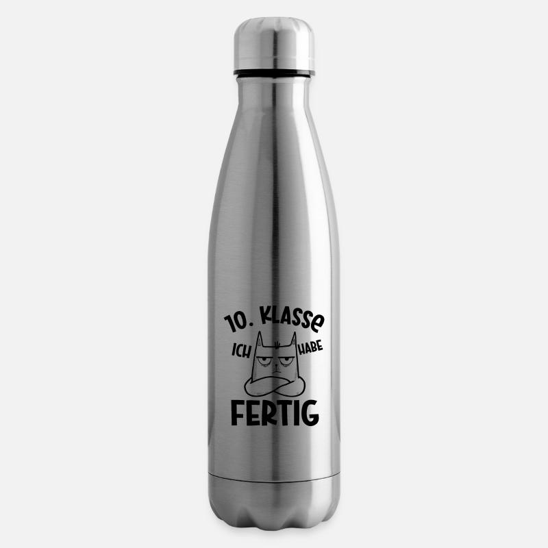 10. Klasse Geschafft Absolvent Schulende Abschluss - Isolierflasche - Lightsilver