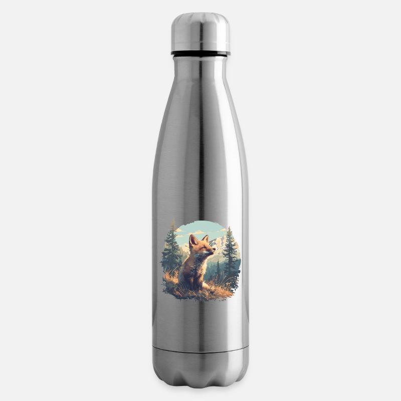 Füchse Fuchs - Isolierflasche - Lightsilver