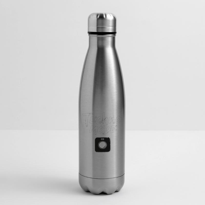 Techno Mode On Techno Techno Music Techno Insulated Water Bottle