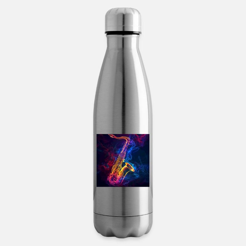 Saxophon - Isolierflasche - Lightsilver