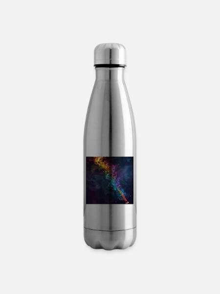 Querflöte - Isolierflasche - Lightsilver