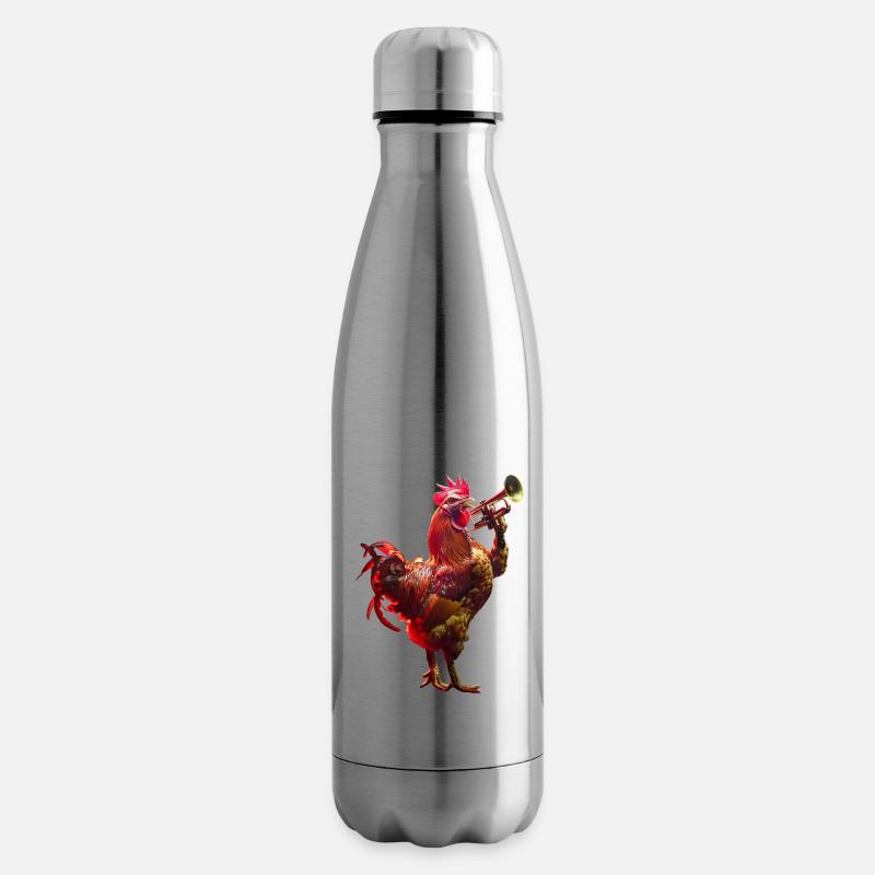 Hahn Trompete - Isolierflasche - Lightsilver