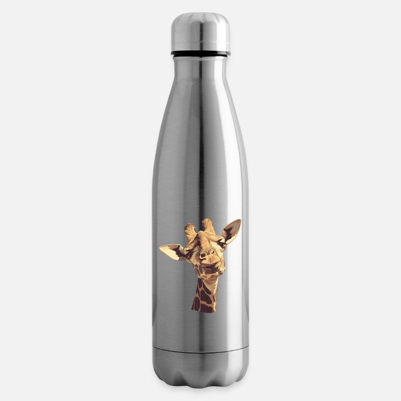 Giraffen Giraffe - Isolierflasche - Lightsilver