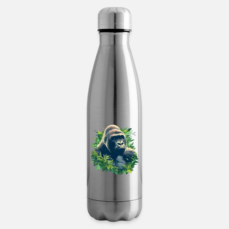 Gorilles Gorilles - Bouteille isotherme - argent clair