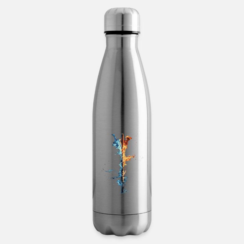 Querflöte - Isolierflasche - Lightsilver