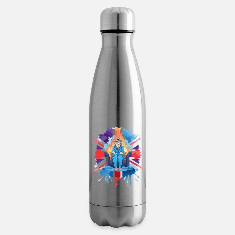 Freezing British Pensioner - Insulated Water Bottle - silver