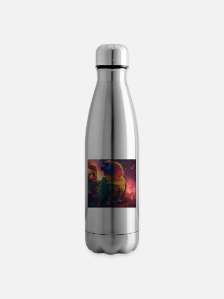 Sittiche - Isolierflasche - Lightsilver