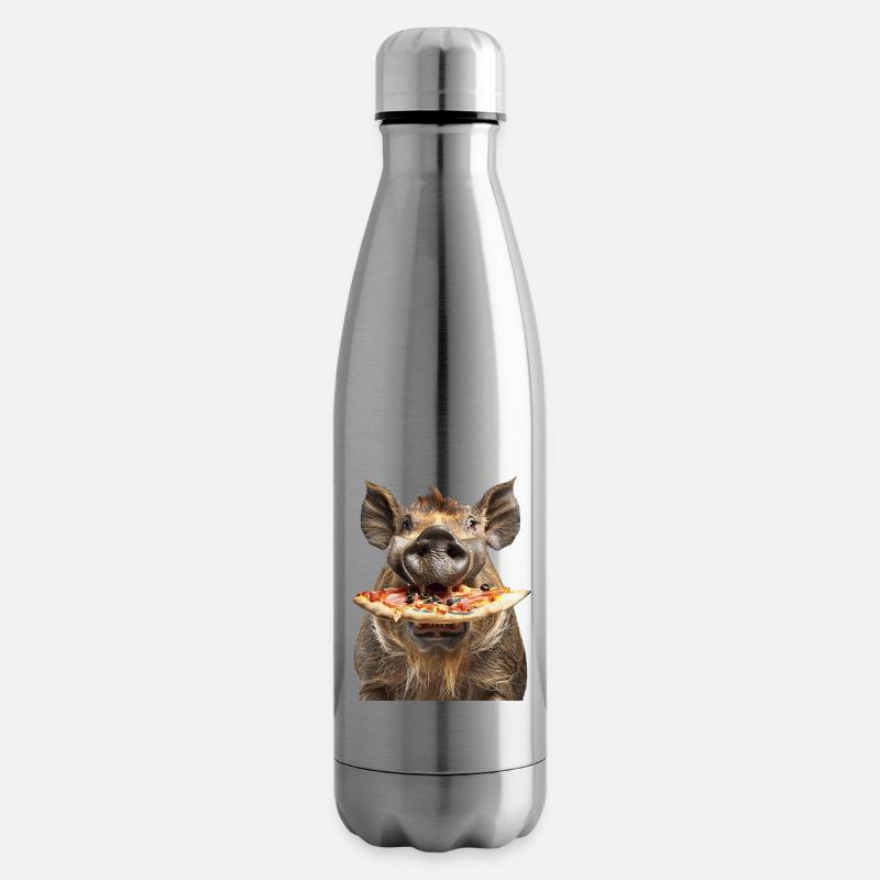Warzenschwein - Isolierflasche - Lightsilver