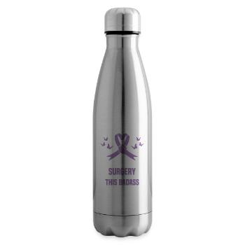 Pancreatic surgery is just one - Insulated Water Bottle - silver - Right