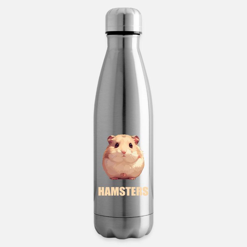 Hamster - Isolierflasche - Lightsilver