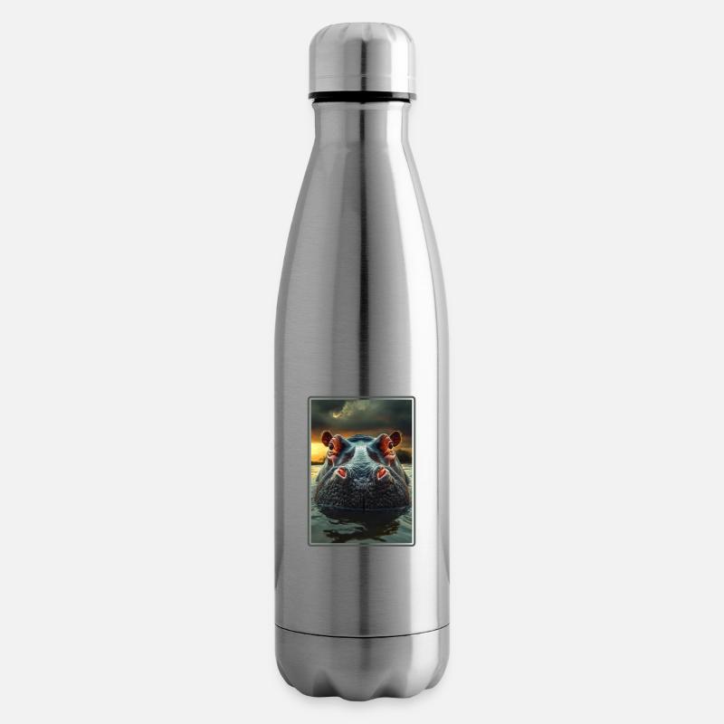 Hippopotame Hippopotame - Bouteille isotherme - argent clair