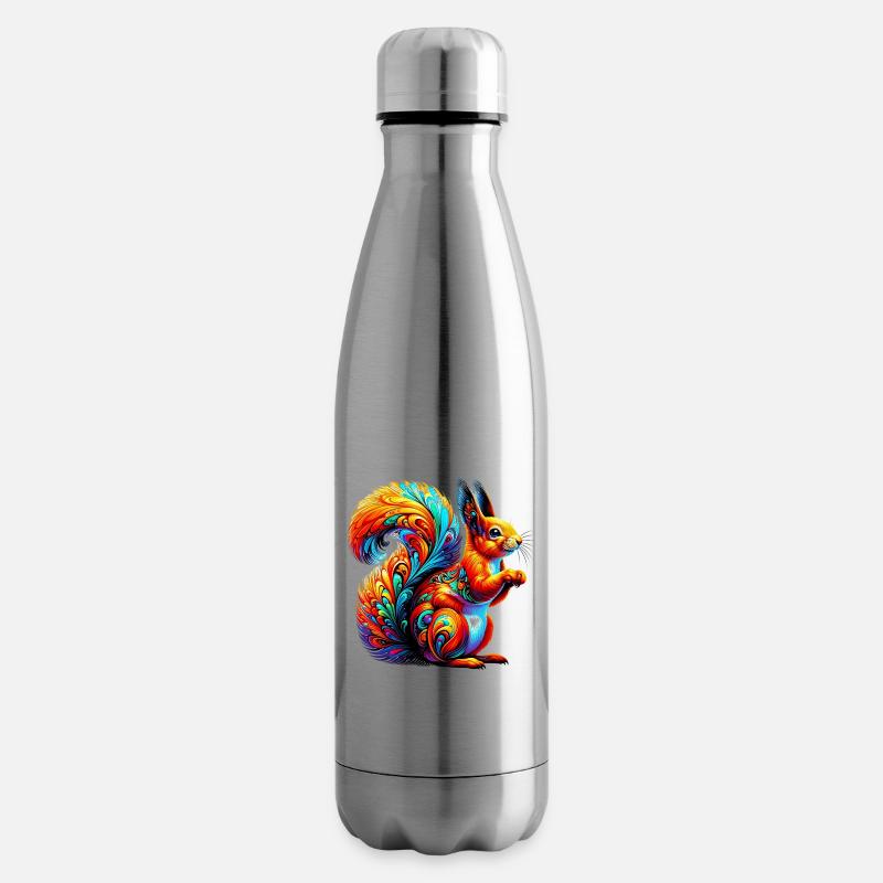 Eichhörnchen - Isolierflasche - Lightsilver