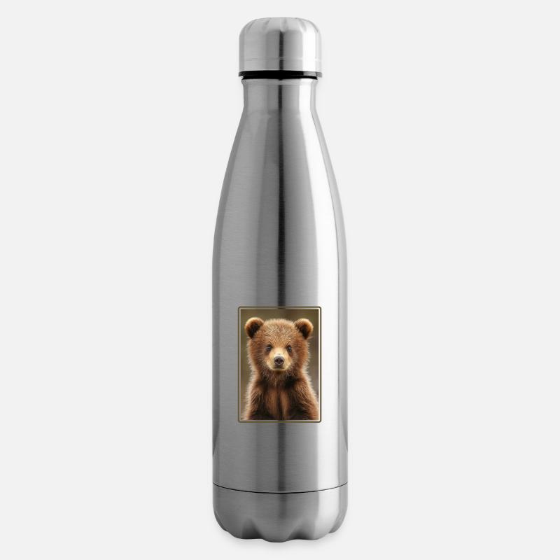 Kodiakbären Kodiakbär - Isolierflasche - Lightsilver