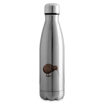Kiwi-Vogel Neuseelands Nationale Wildtier - Isolierflasche - Lightsilver - Rechts