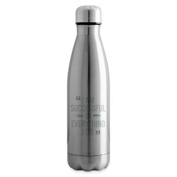 Ich Bin Erfolgreich In Allem Manifestieren Von - Isolierflasche - Lightsilver - Rechts