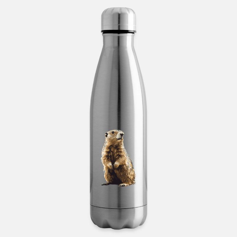 Murmeltiere Murmeltier - Isolierflasche - Lightsilver