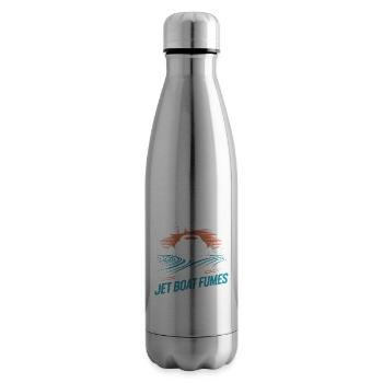 Oxygen? I prefer jet boat exhaust fumes for - Insulated Water Bottle - silver - Right