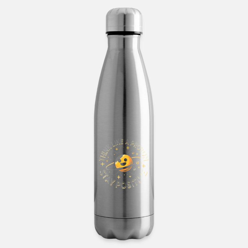 Denken wie ein Proton Positiv bleiben - Isolierflasche - Lightsilver