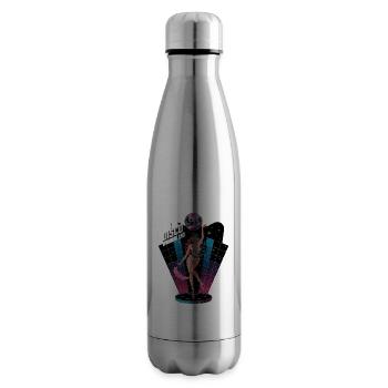 Disco Wonderland Retro Glamour Dance - Insulated Water Bottle - silver - Right