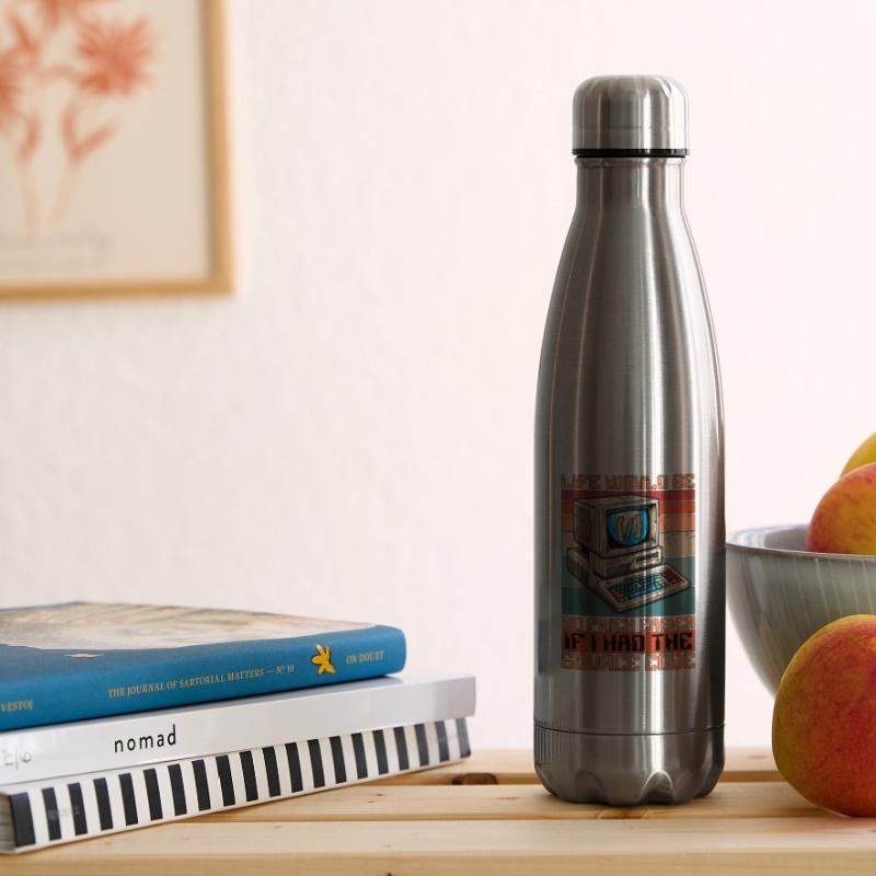 Coder Life Would Be So Much Easier Web Developer Isolierflasche