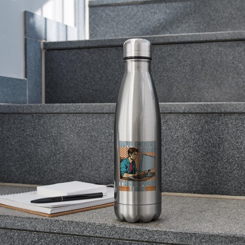 Coder My Code Runs Therefore I Am Web Developer Isolierflasche