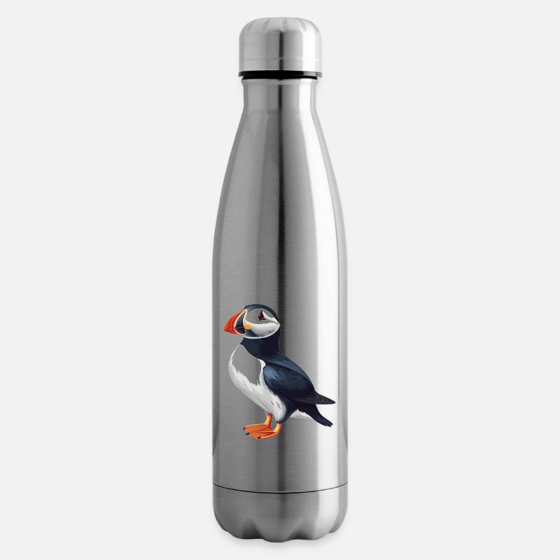 Papageientaucher - Isolierflasche - Lightsilver