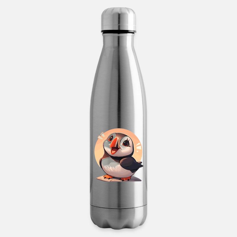 Papageientaucher - Isolierflasche - Lightsilver