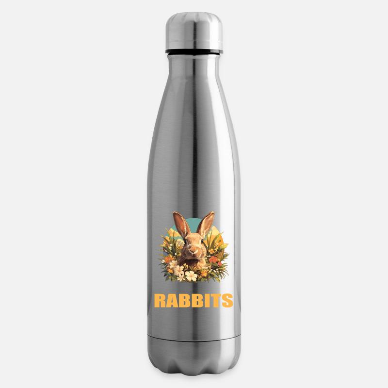 Lapin Lapin - Bouteille isotherme - argent clair