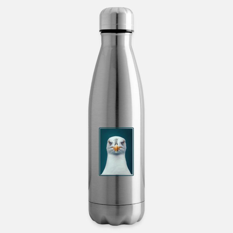 Möwen Möwe - Isolierflasche - Lightsilver