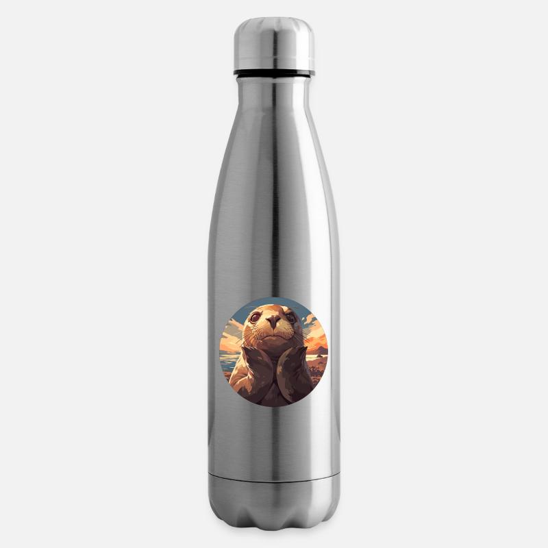 Robben Robbe - Isolierflasche - Lightsilver