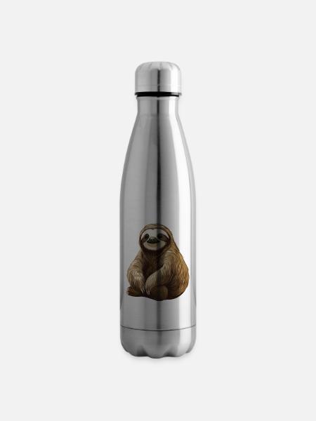 Faultiere Faultier - Isolierflasche - Lightsilver
