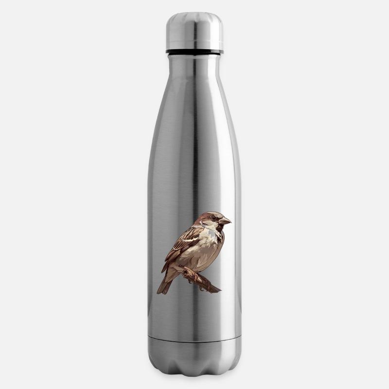 Spatzen Spatz - Isolierflasche - Lightsilver