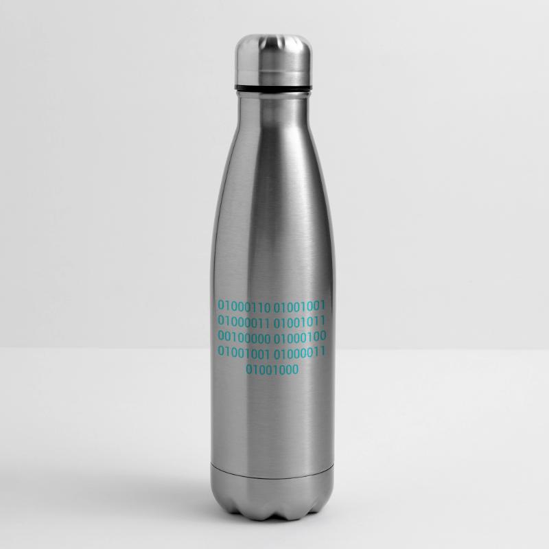 BINARY CODE / BINÄRCODE F**K DICH GESCHENKIDEE Isolierflasche