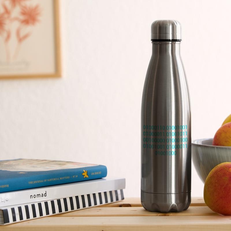 BINARY CODE / BINÄRCODE F**K DICH GESCHENKIDEE Isolierflasche