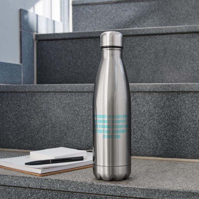 BINARY CODE / BINÄRCODE F**K DICH GESCHENKIDEE Isolierflasche
