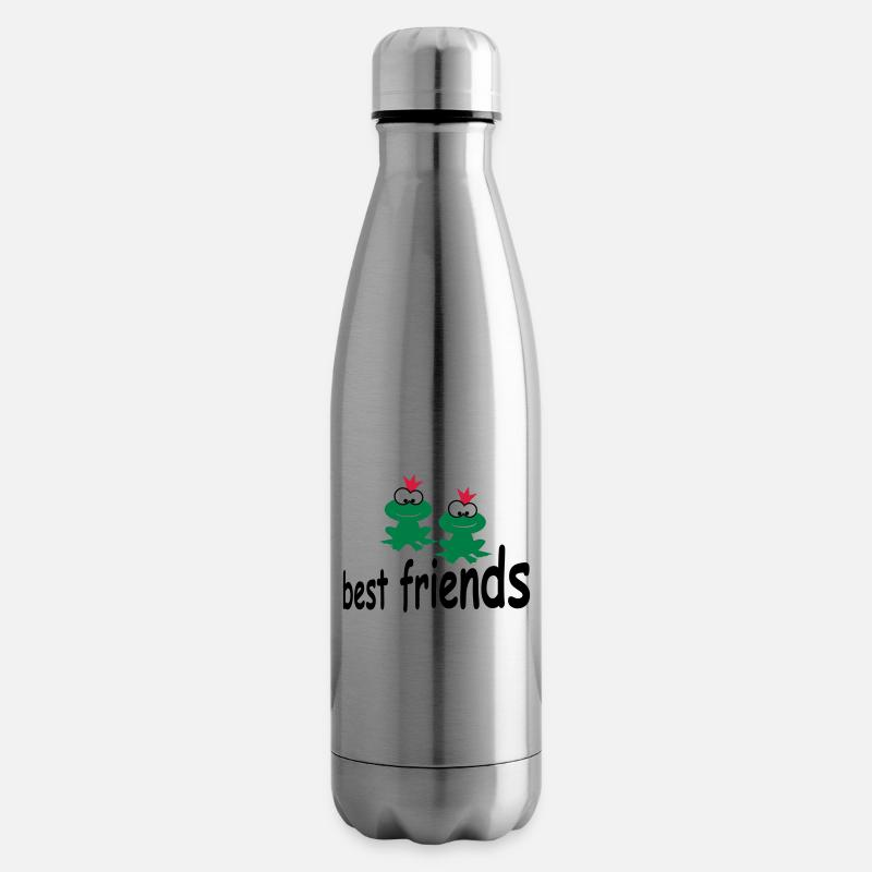 funny - Insulated Water Bottle - silver