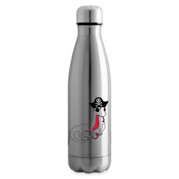 pirat seeraeuber kapitaen matrose seebaer schiff b - Isolierflasche - Lightsilver - Rechts