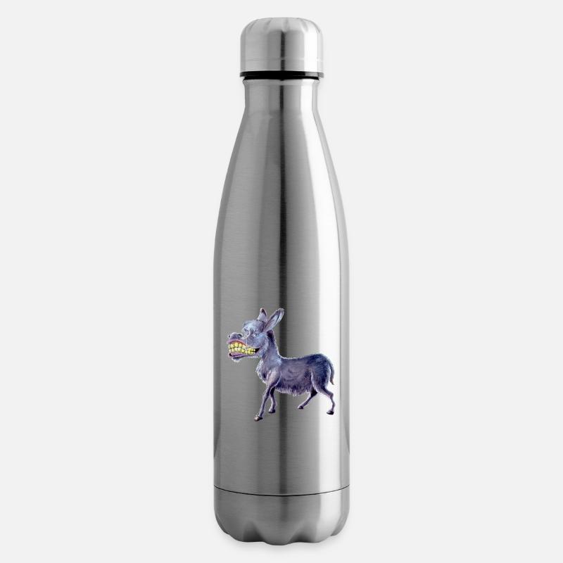 Esel Morgenstund - Isolierflasche - Lightsilver