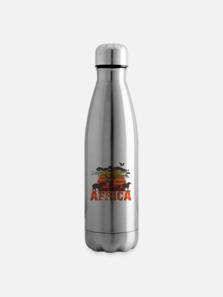 Afrika - Isolierflasche - Lightsilver