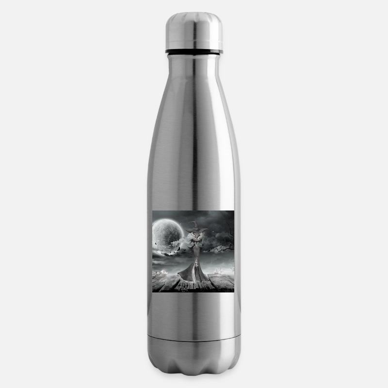 sorcière - Bouteille isotherme - argent clair