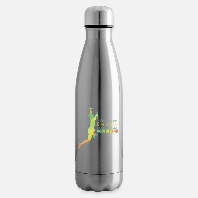 Bouldern - Isolierflasche - Lightsilver
