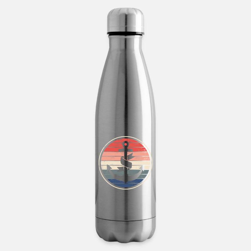 Schiff Boot Kapitän - Isolierflasche - Lightsilver