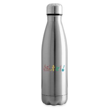Keine Zeit Der Garten Ruft - Isolierflasche - Lightsilver - Rechts