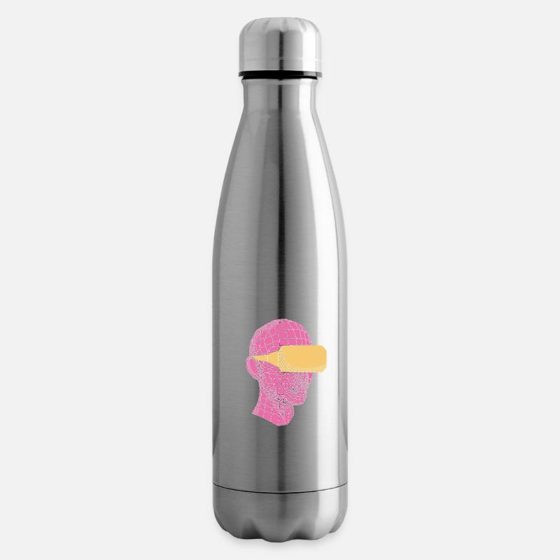 Metaverse - Geschenk nft futuristisches Metaversum - Isolierflasche - Lightsilver
