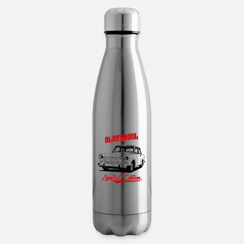 Trabant Trabi DDR Auto - Isolierflasche - Lightsilver